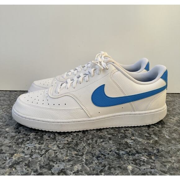 Nike Court Vision Lo NN White Photo Blue Sneakers DH2987-105 Men\'s 14 main image 12